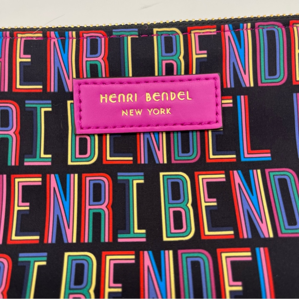 Henri Bendel x Steve Wilson collab - Large cosmetics pouch/ clutch - Picture 2 of 5